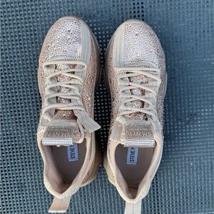 Steve Madden Women’s Bling Sneakers - Rose Gold